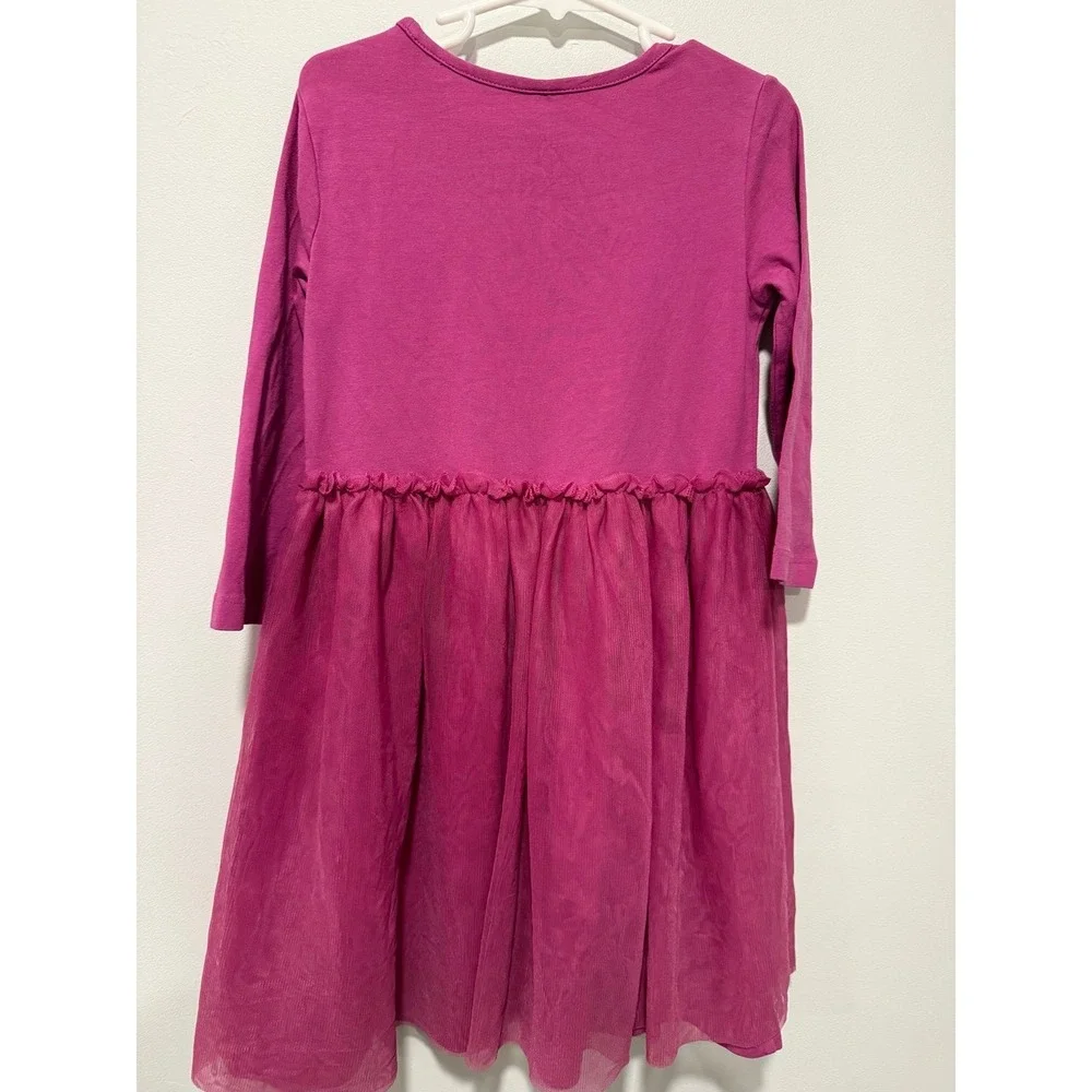 Hanna Andersson Tulle Dress 120 6-7 VGUC